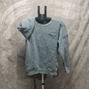 Browns Crewneck Sweatshirt Whale Graphic Blue Men's Long Sleeve Pullover